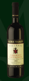 Gere Tamás Pincészete - Villány Villányi Cabernet Sauvignon vörösbor