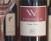 Wunderlich Alajos 2002-es Pinot Noir Barrique 
