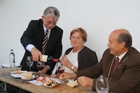 Villányi Borfesztivál 2009 - Tiffán Ede és Zsolt Pincészetében.
