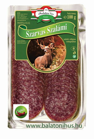 Szarvas szalámi - csípős paprikával