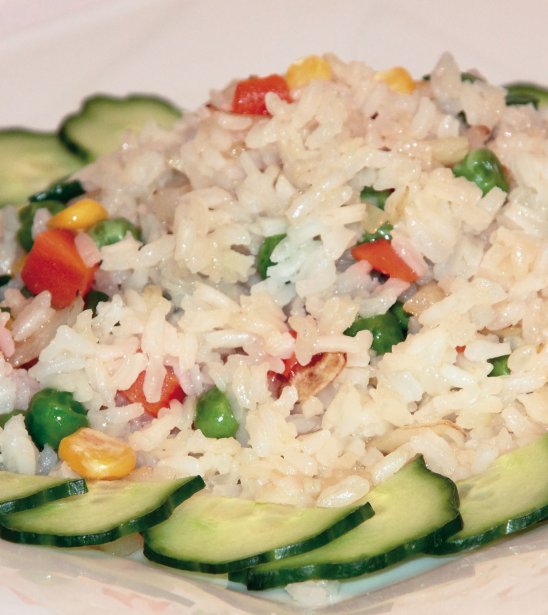 Zöldséges sült rizs recept