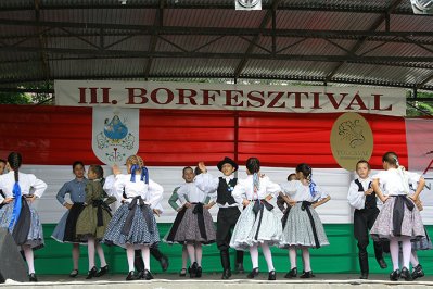 Ünnepi műsor a tolcsvai borfesztiválon