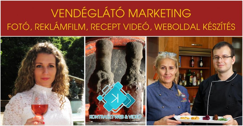 Étterem, étel fotózás, reklámfilm, receptvideó, weboldal készítés olcsón
